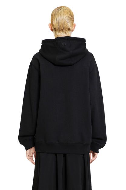 LOEWE WOMAN BLACK SWEATSHIRTS