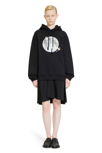 LOEWE WOMAN BLACK SWEATSHIRTS