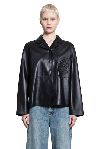 LOEWE WOMAN BLACK SHIRTS