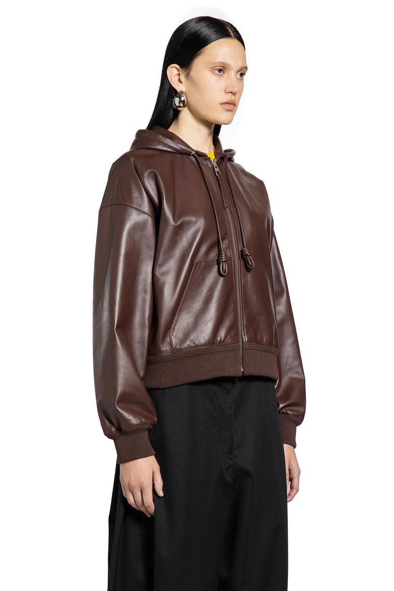 Flamenco Hoodie in Nappa Lambskin