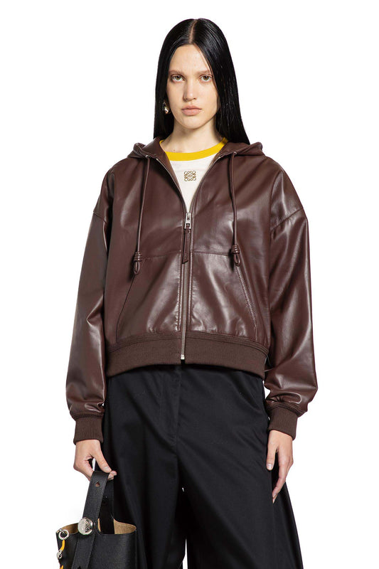 Flamenco Hoodie in Nappa Lambskin