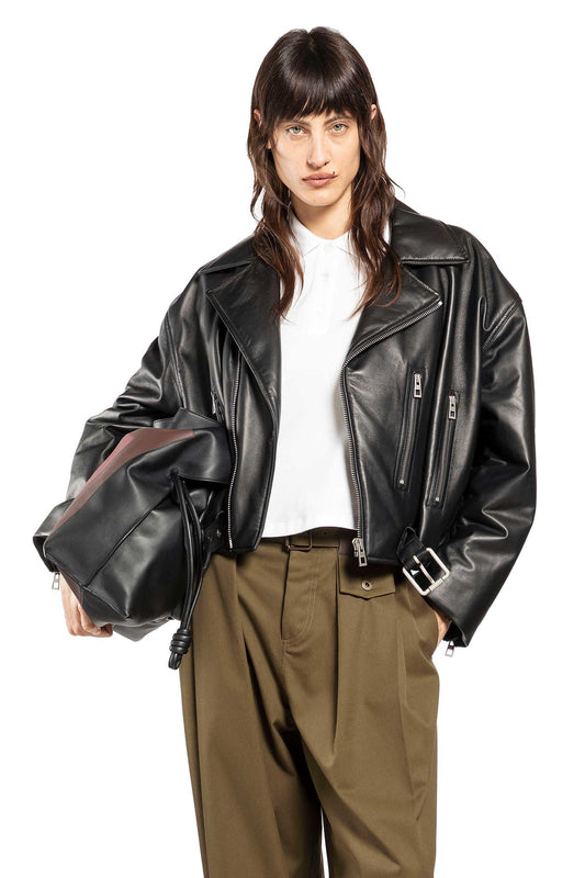 Biker Jacket in Nappa Lambskin