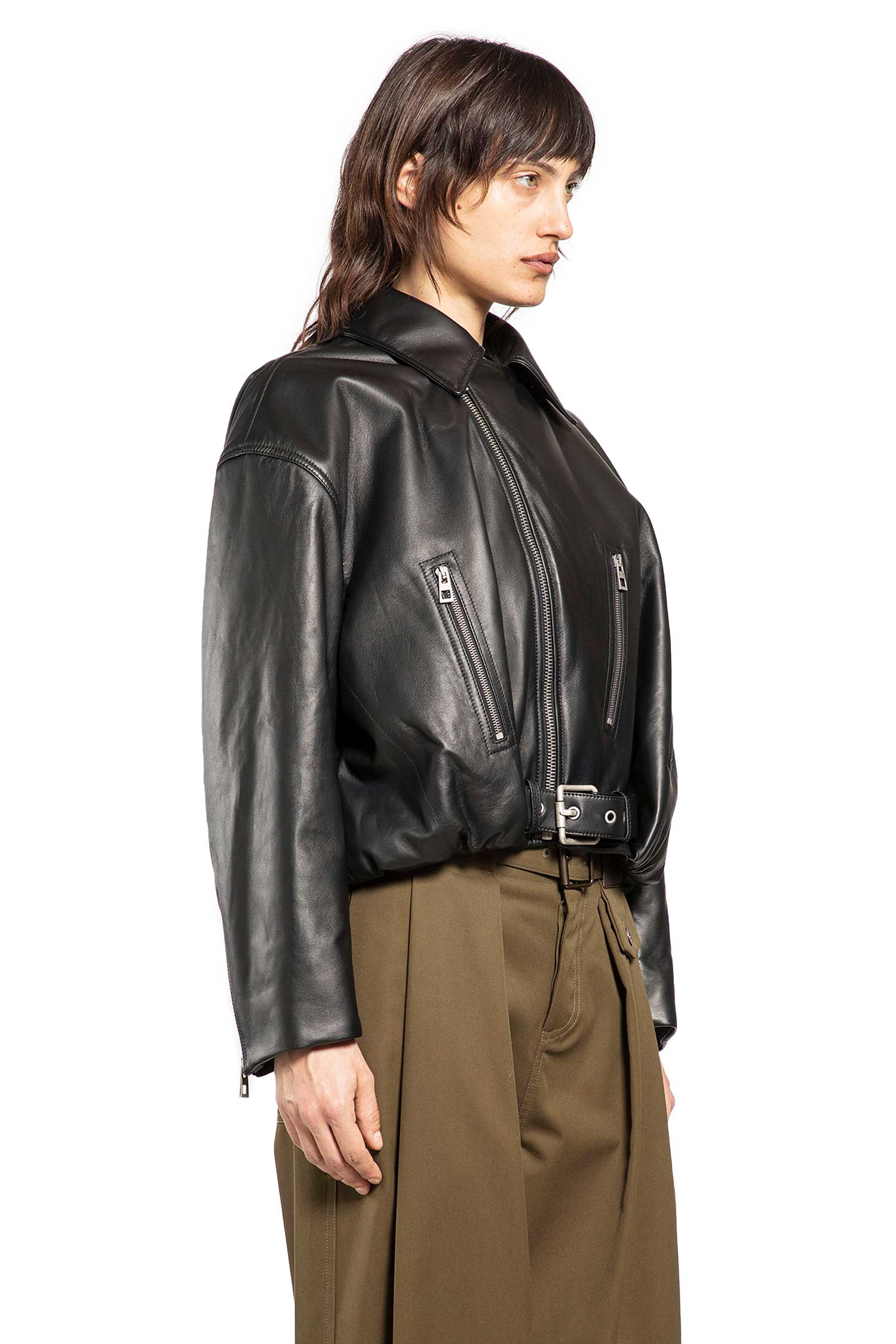 Biker Jacket in Nappa Lambskin