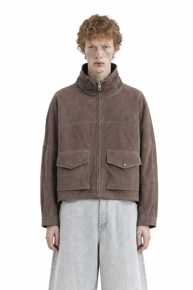 LOEWE Jacket in Suede Goatskin woman