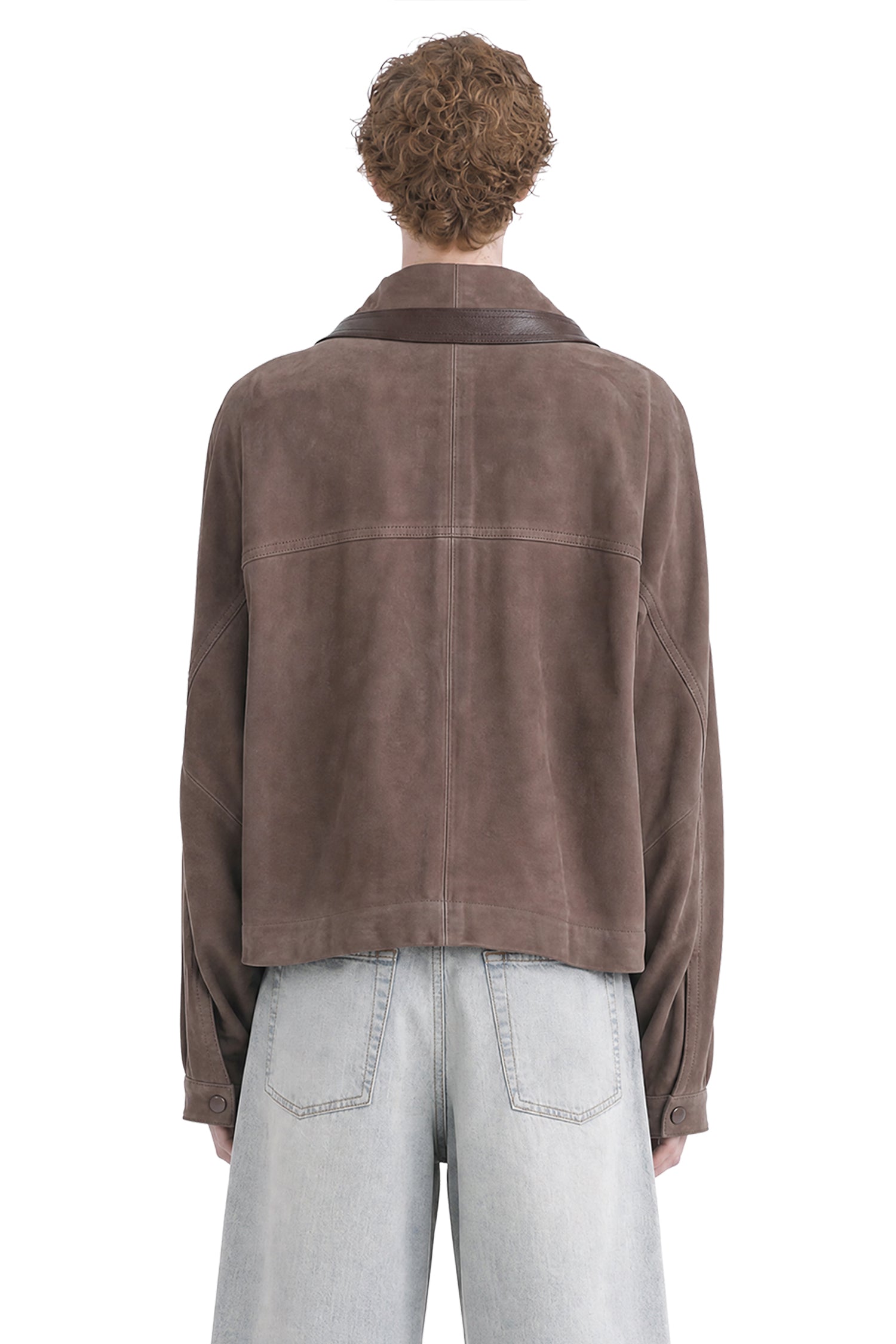 Jacket in Suede Goatskin