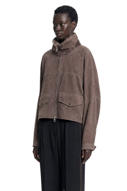 Jacket in Suede Goatskin