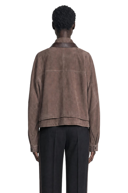 Jacket in Suede Goatskin