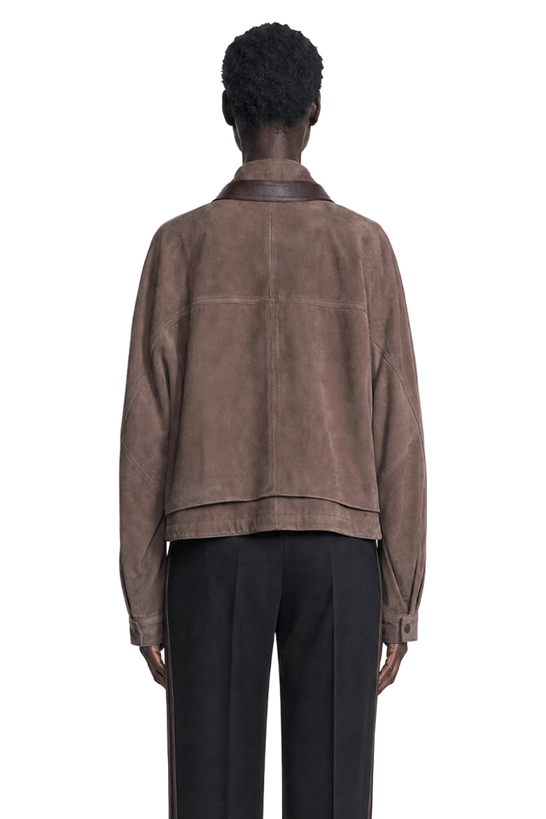 
              LOEWE Jacket in Suede Goatskin woman
            