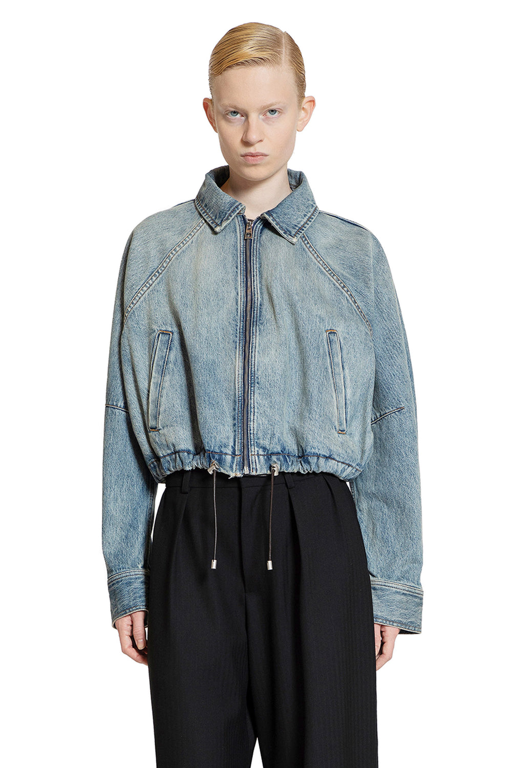 LOEWE WOMAN BLUE JACKETS