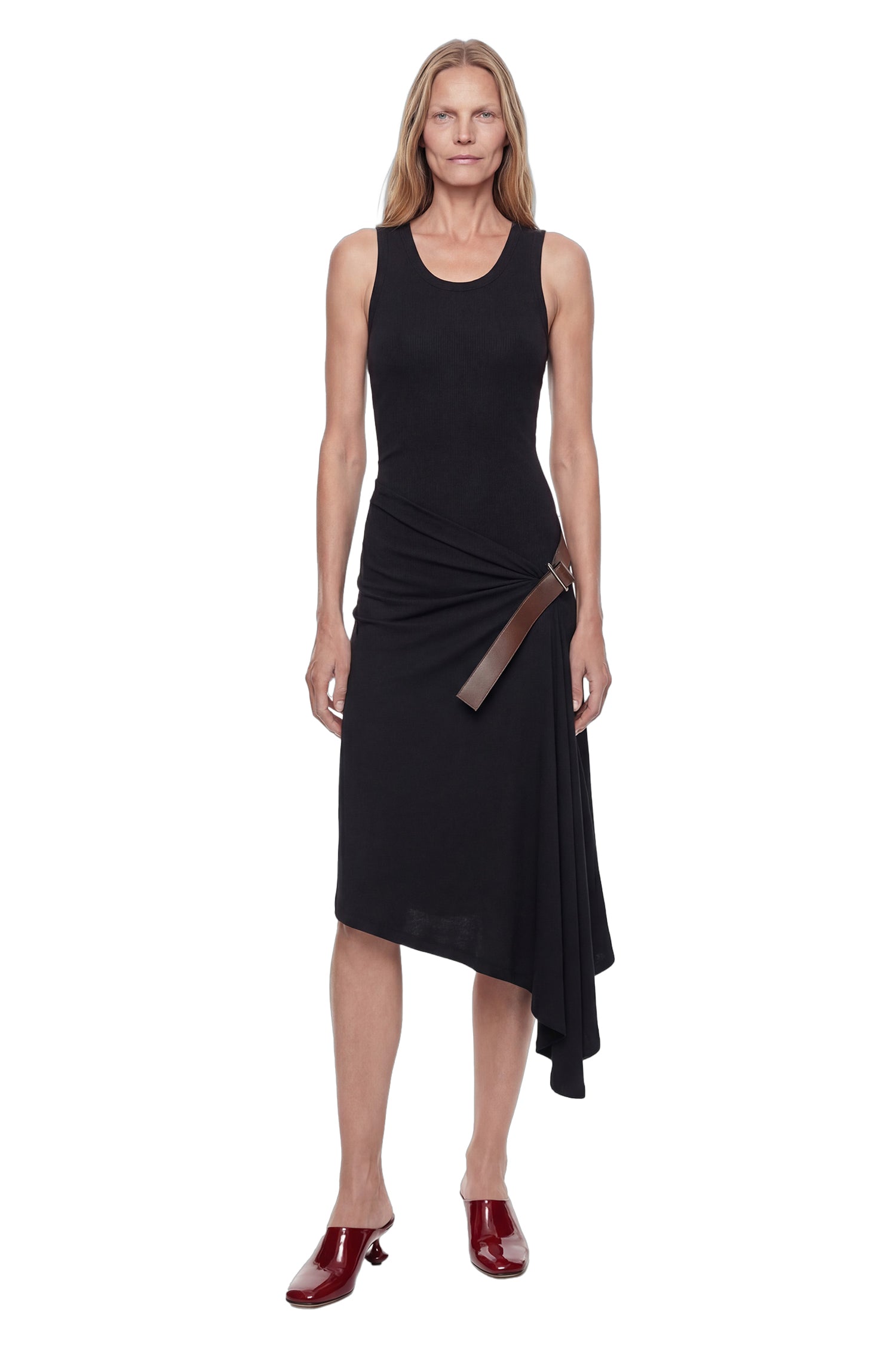 Asymmetric Midi Dress