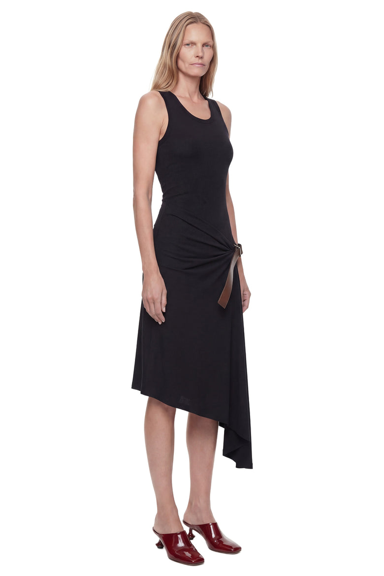 Asymmetric Midi Dress