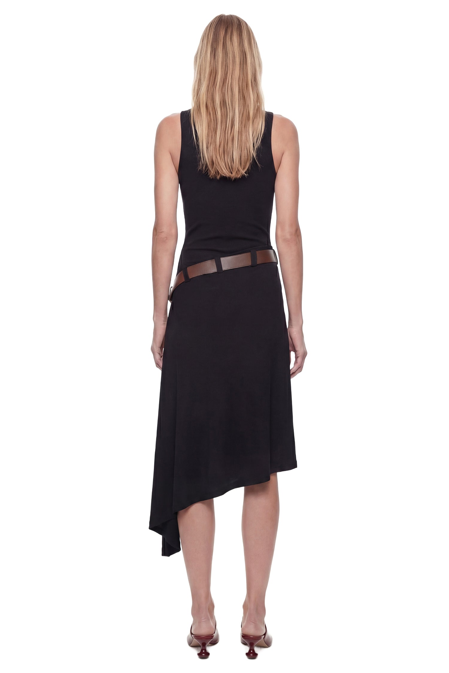 Asymmetric Midi Dress