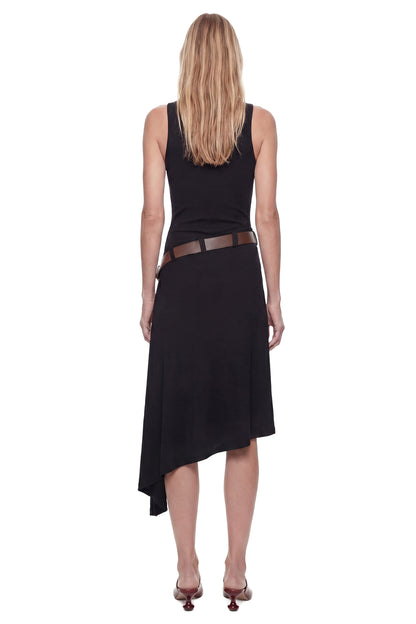 Asymmetric Midi Dress