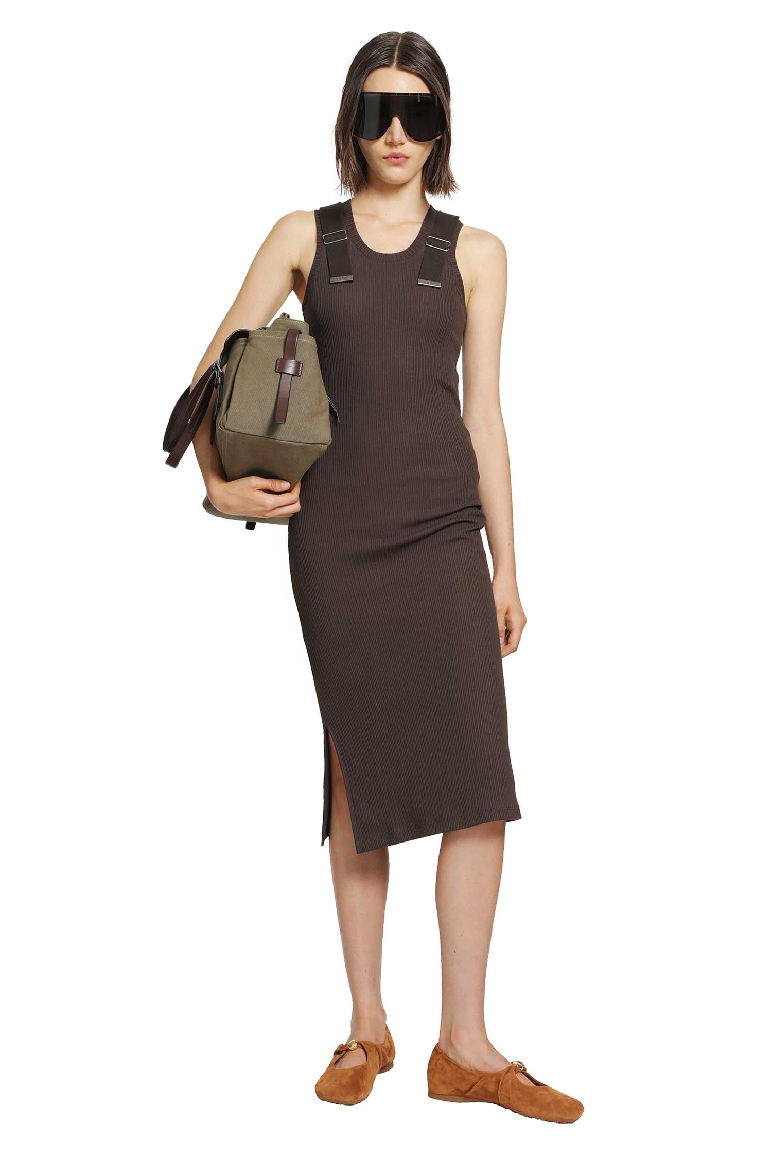 LOEWE Dress in Stretch Cotton woman