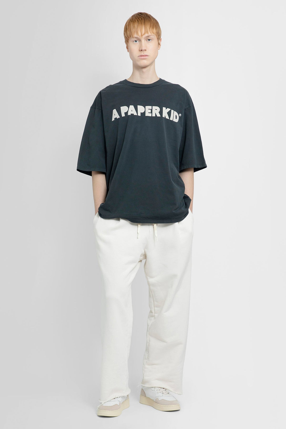 A PAPER KID WOMAN BEIGE TROUSERS