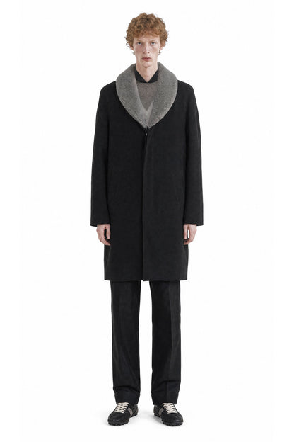 Shearling Collar Coat
