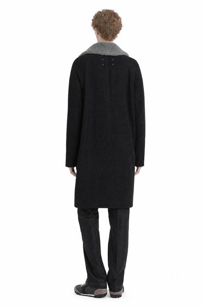 Shearling Collar Coat