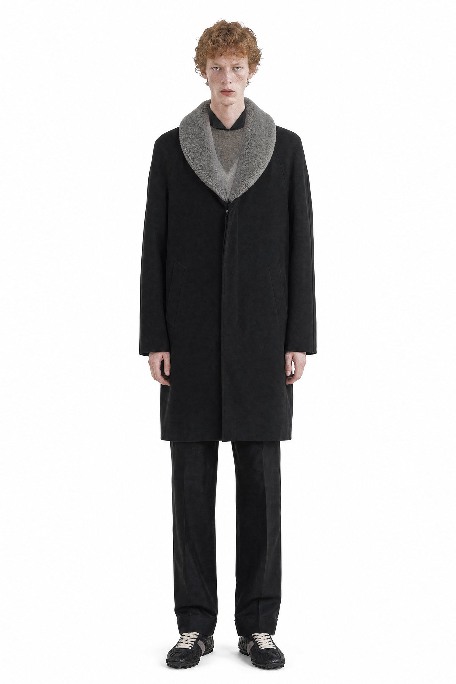 MAISON MARGIELA Shearling Collar Coat man