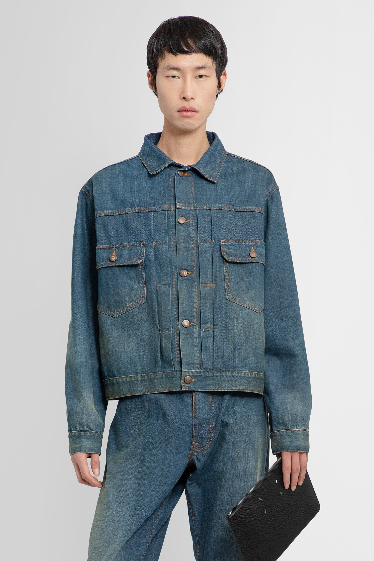 MAISON MARGIELA MAN BLUE JACKETS