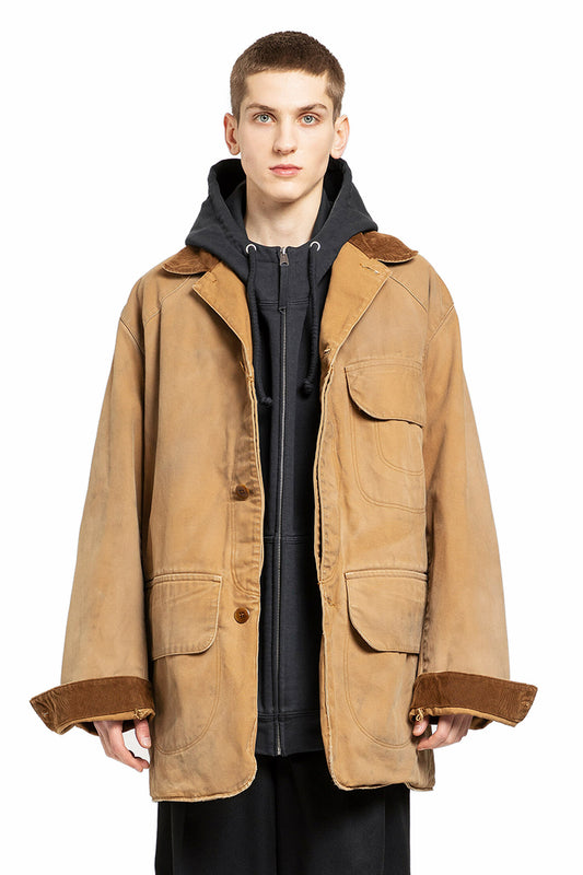 MAISON MARGIELA MAN BEIGE JACKETS