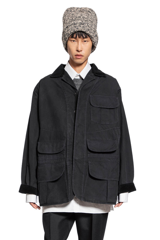 MAISON MARGIELA MAN BLACK JACKETS