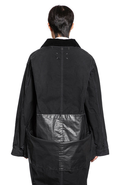 MAISON MARGIELA MAN BLACK JACKETS