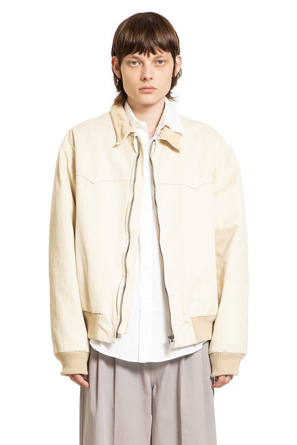 MAISON MARGIELA MAN BEIGE JACKETS