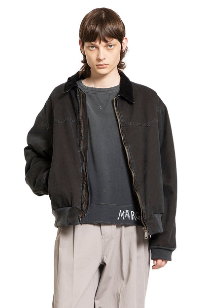 MAISON MARGIELA MAN BLACK JACKETS