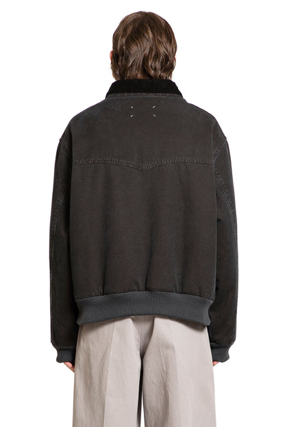 MAISON MARGIELA MAN BLACK JACKETS