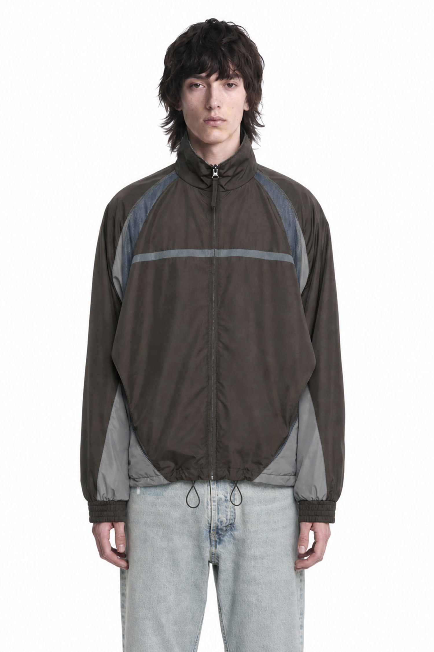 Contrast Panel Track Jacket