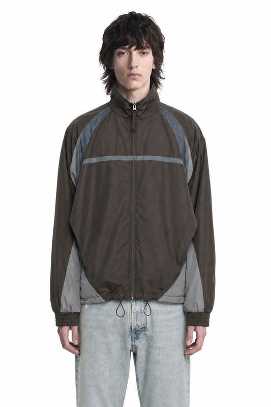 Contrast Panel Track Jacket