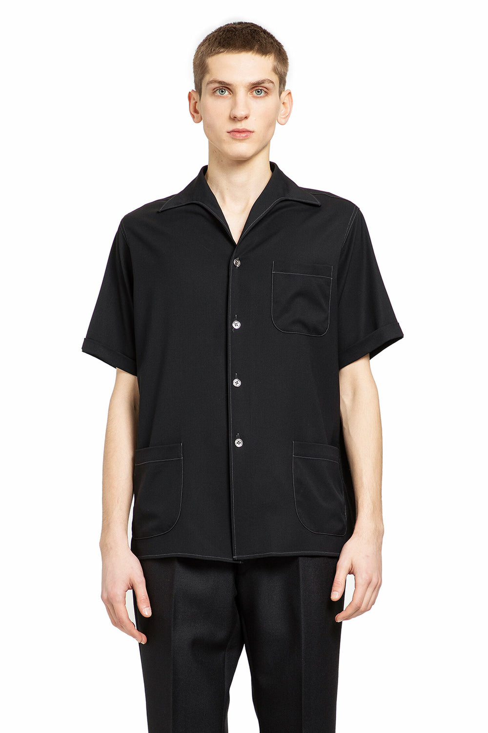 MAISON MARGIELA MAN BLACK SHIRTS