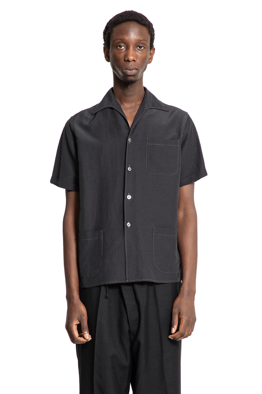 MAISON MARGIELA MAN BLACK SHIRTS