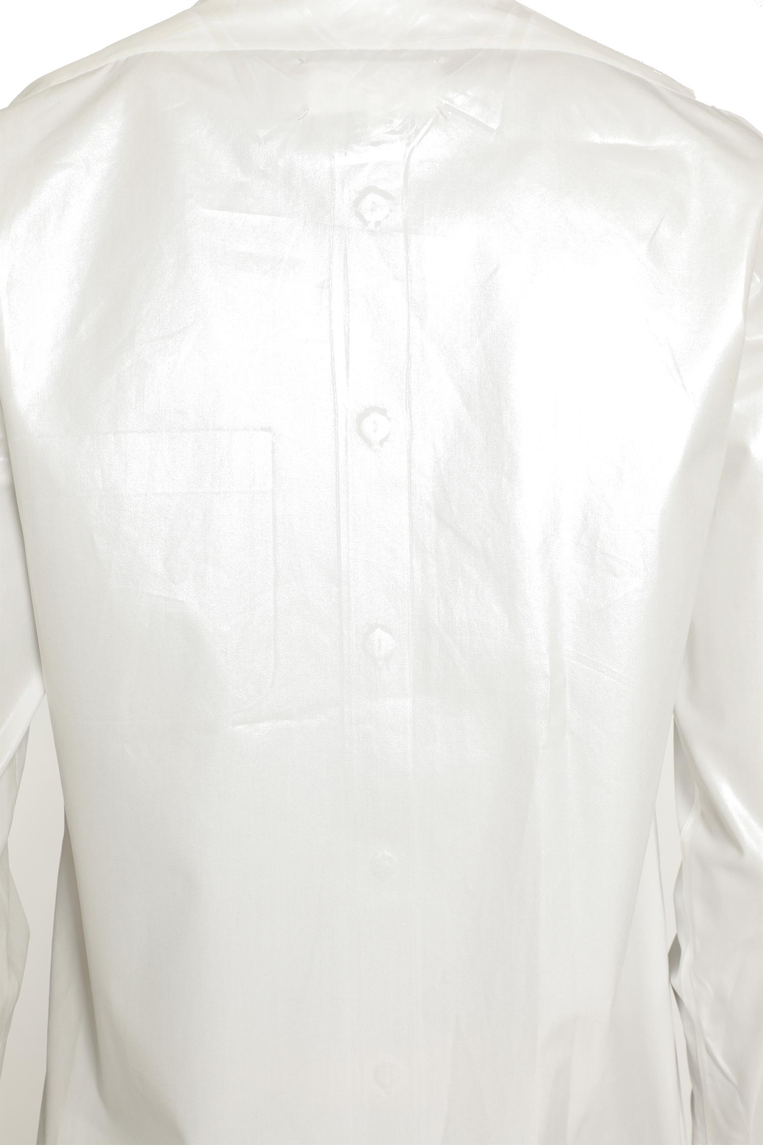 MAISON MARGIELA Foiled Cotton Poplin Shirt man