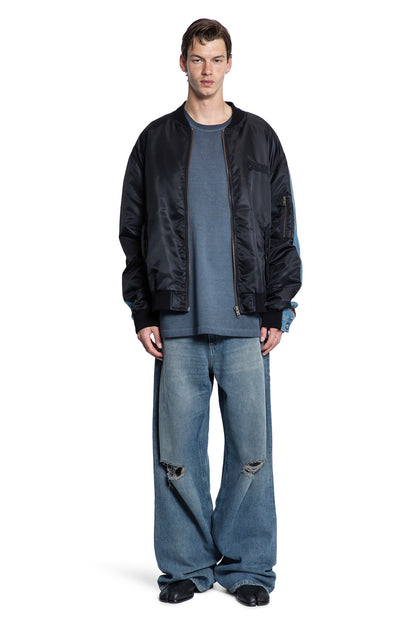 MAISON MARGIELA MAN GREY T-SHIRTS & TANK TOPS