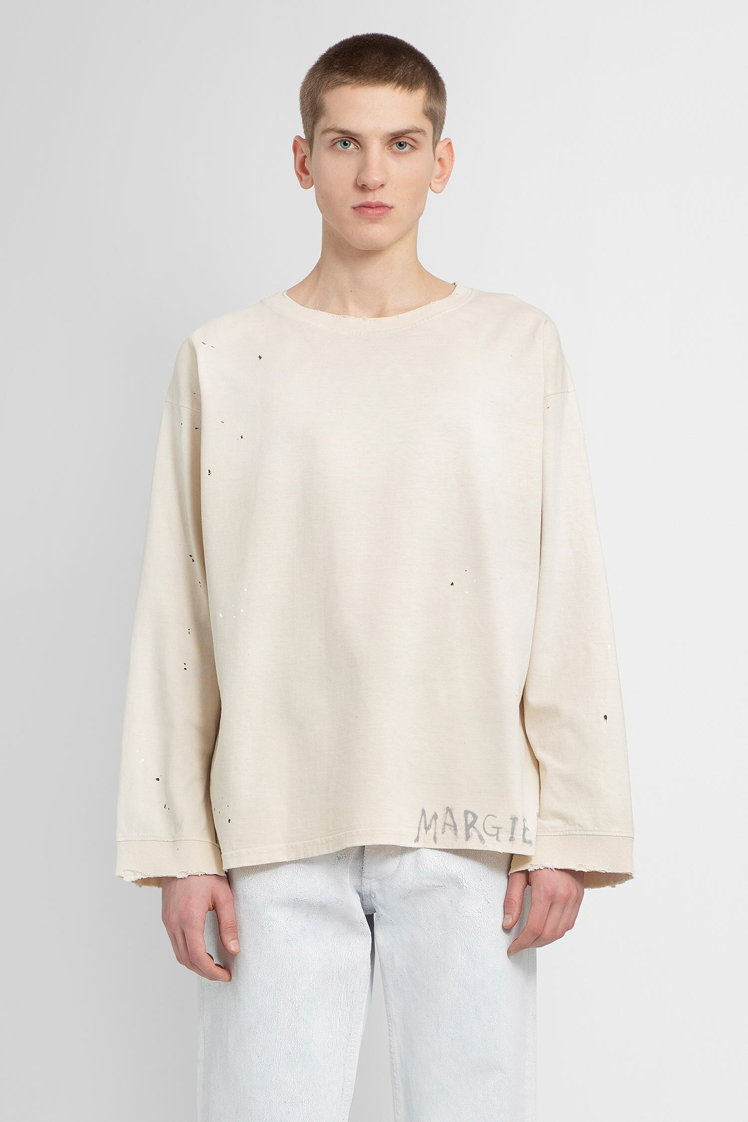 MAISON MARGIELA MAN BEIGE T-SHIRTS