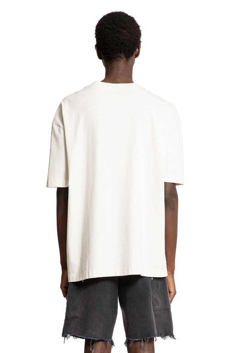 MAISON MARGIELA MAN WHITE T-SHIRTS & TANK TOPS