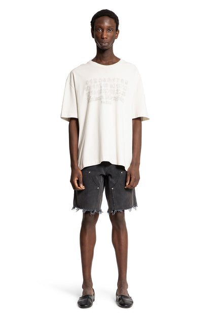 MAISON MARGIELA MAN WHITE T-SHIRTS & TANK TOPS