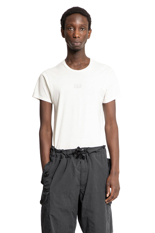 MAISON MARGIELA MAN OFF-WHITE T-SHIRTS & TANK TOPS