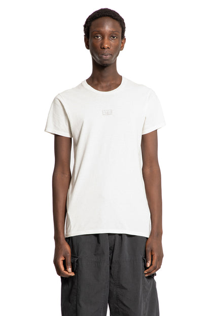 MAISON MARGIELA MAN OFF-WHITE T-SHIRTS & TANK TOPS