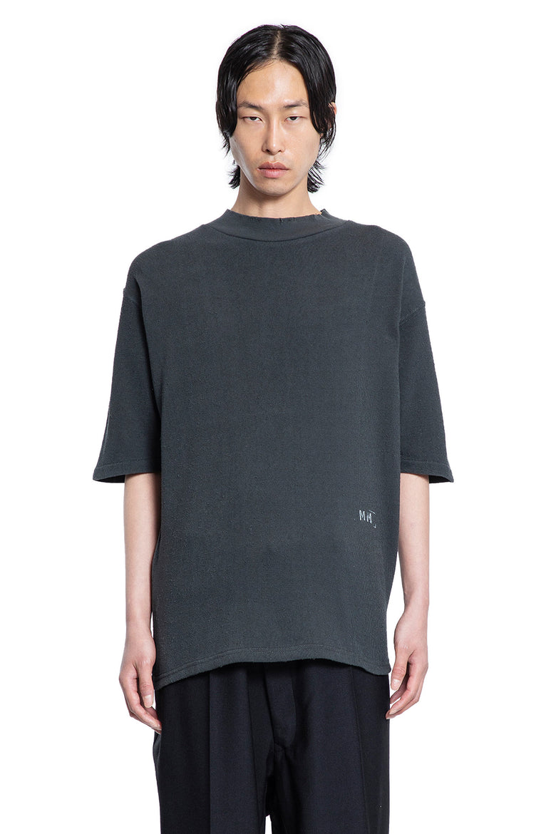 MAISON MARGIELA MAN BLACK T-SHIRTS & TANK TOPS