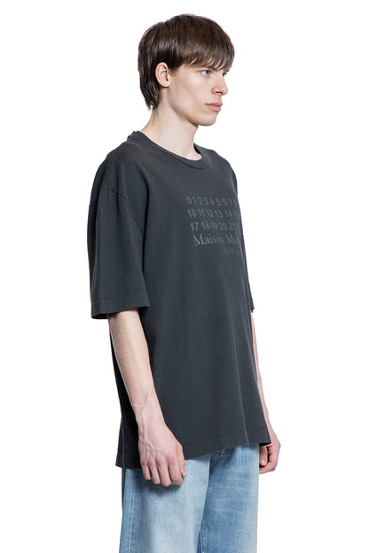 MAISON MARGIELA MAN BLACK T-SHIRTS & TANK TOPS