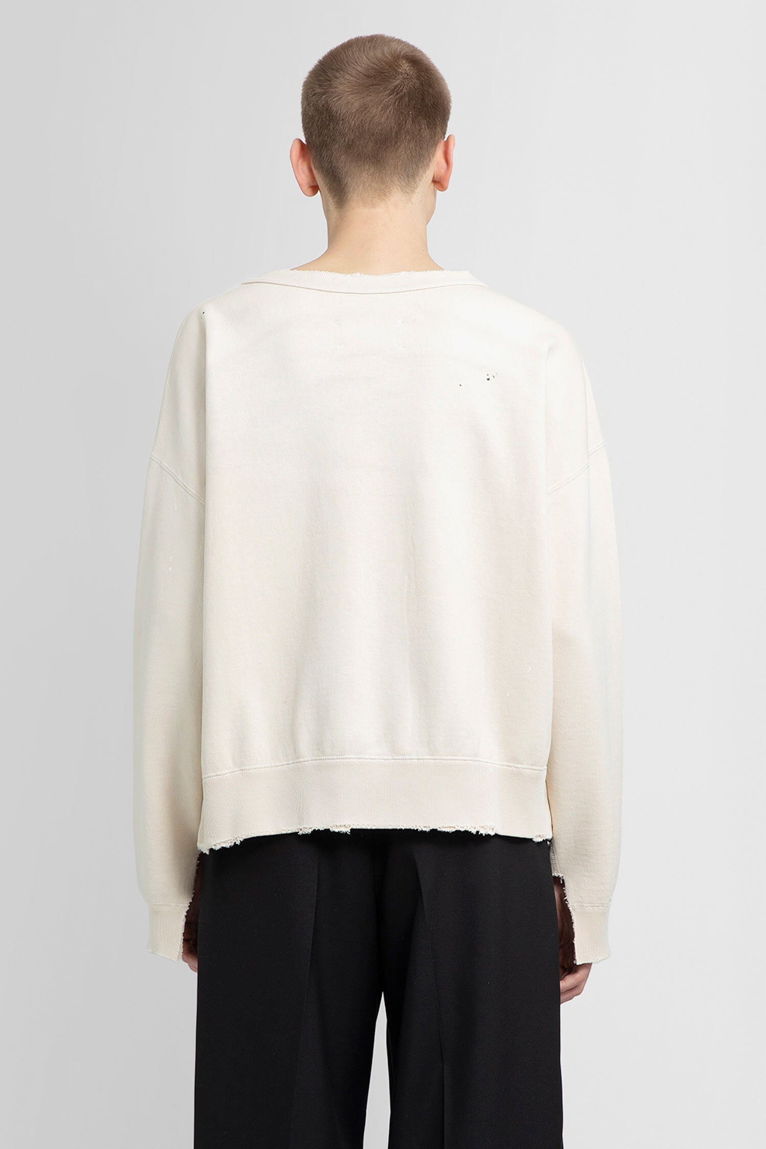 MAISON MARGIELA MAN BEIGE SWEATSHIRTS