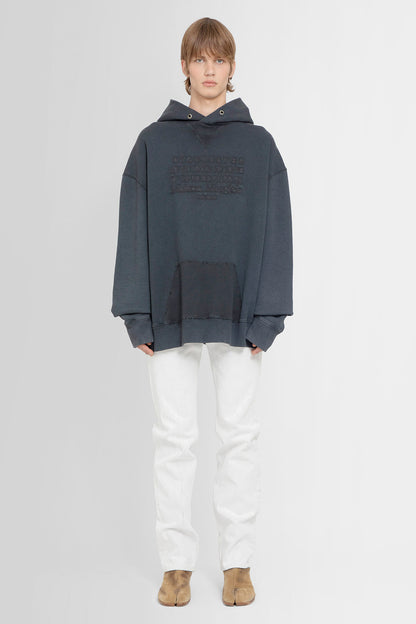 MAISON MARGIELA MAN BLUE SWEATSHIRTS