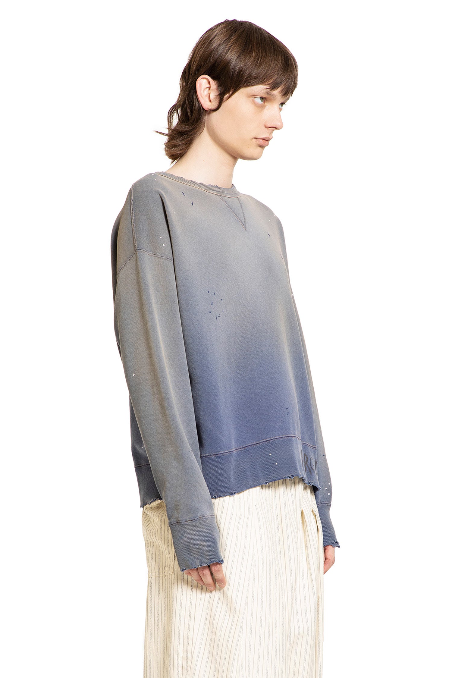 MAISON MARGIELA MAN BLUE SWEATSHIRTS