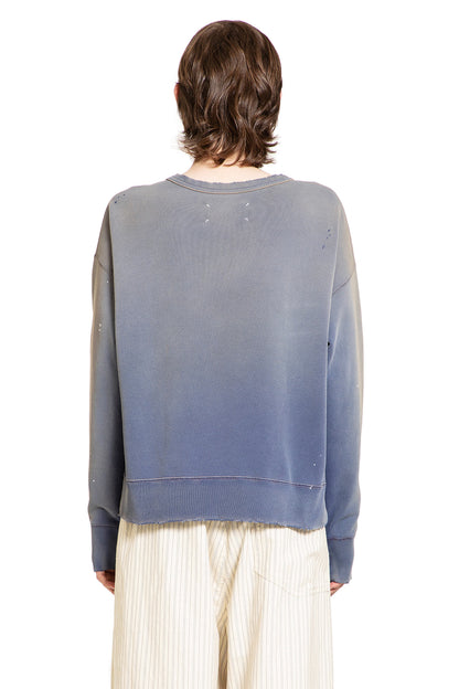 MAISON MARGIELA MAN BLUE SWEATSHIRTS