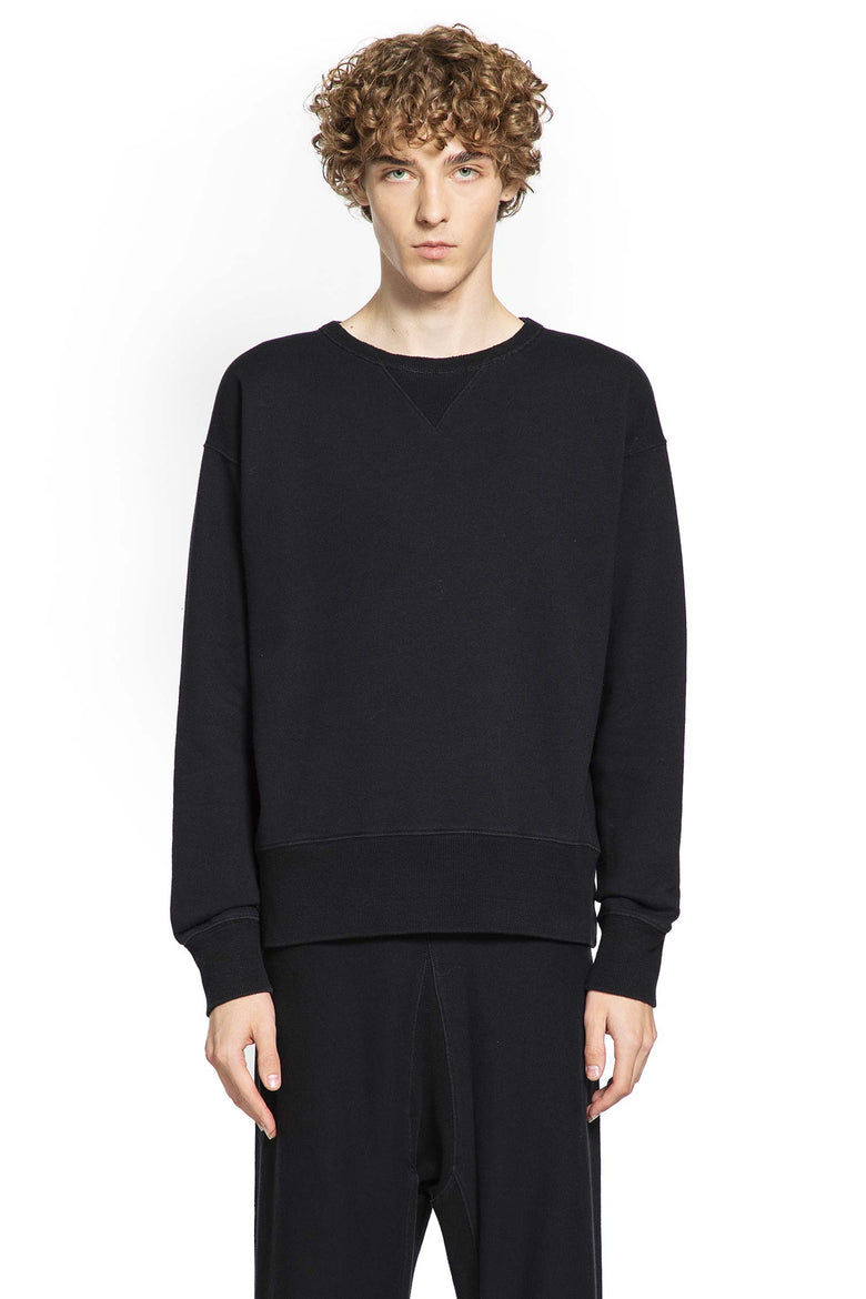 MAISON MARGIELA MAN BLACK SWEATSHIRTS