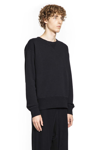 MAISON MARGIELA MAN BLACK SWEATSHIRTS