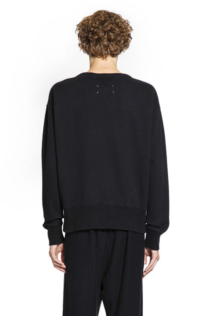 MAISON MARGIELA MAN BLACK SWEATSHIRTS