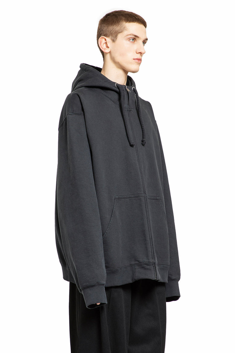 MAISON MARGIELA MAN BLACK SWEATSHIRTS